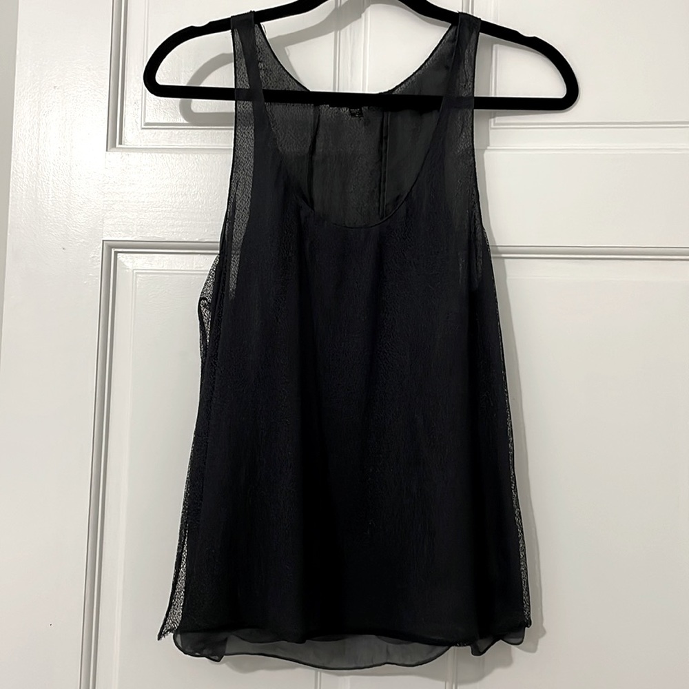 Joe’s Jeans Mesh Overlay Tank